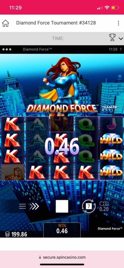 Spin Casino Screen