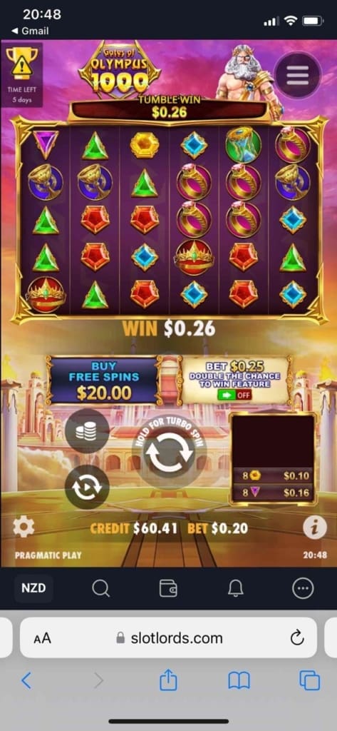 SlotLords Casino Screen
