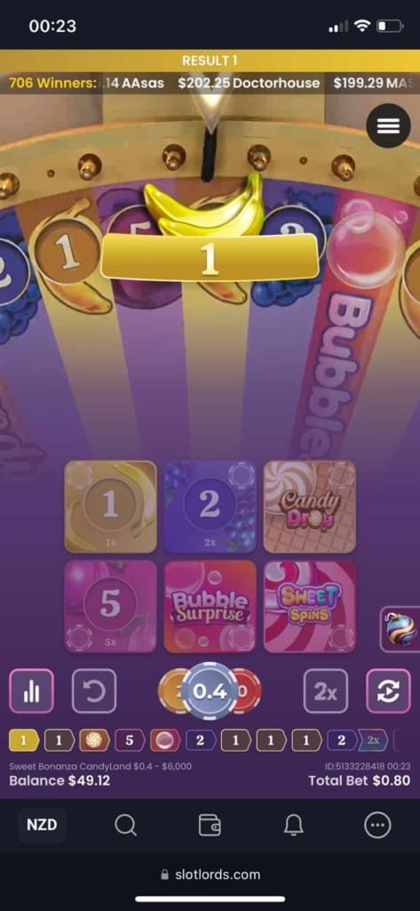 SlotLords Casino Screen