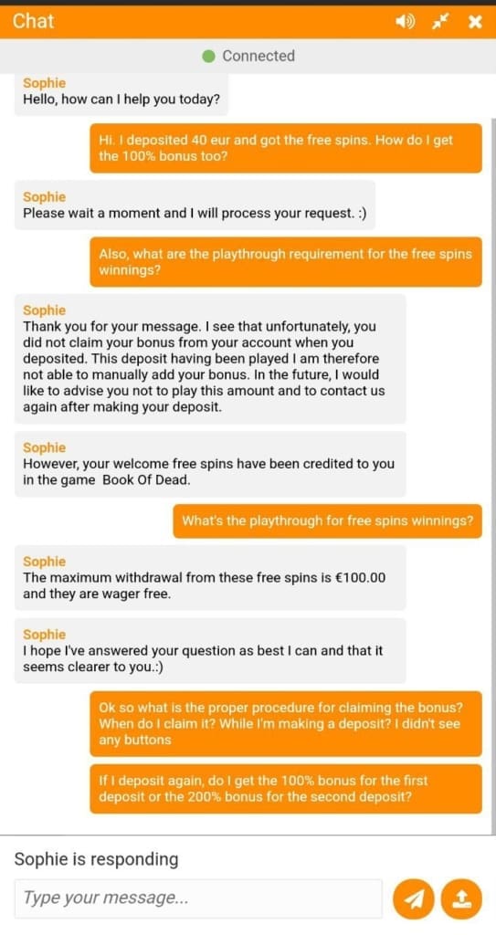 Vegadream Casino Screen