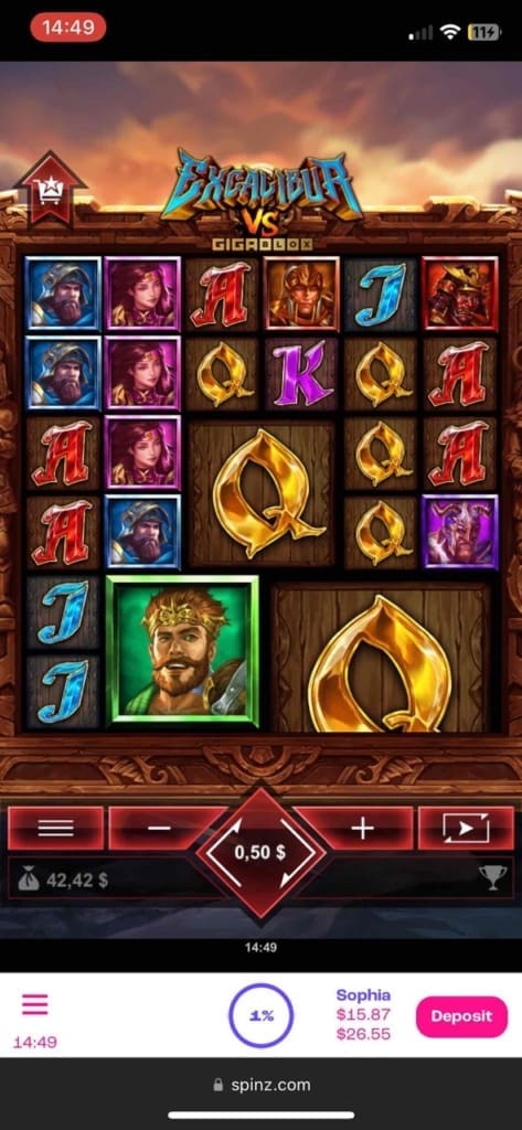 spinz casino games