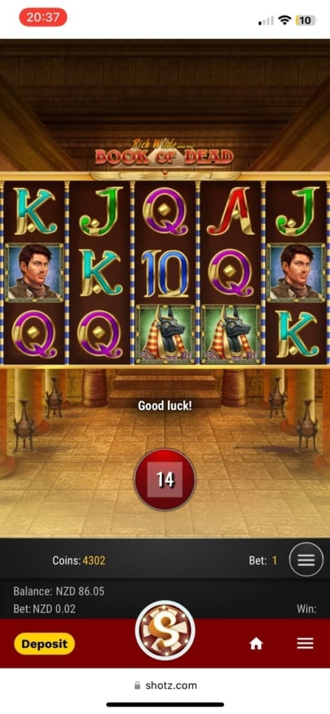 Shotz Casino Games