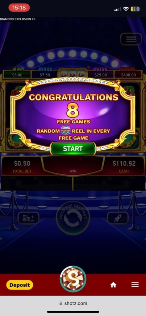 Shotz Casino Games