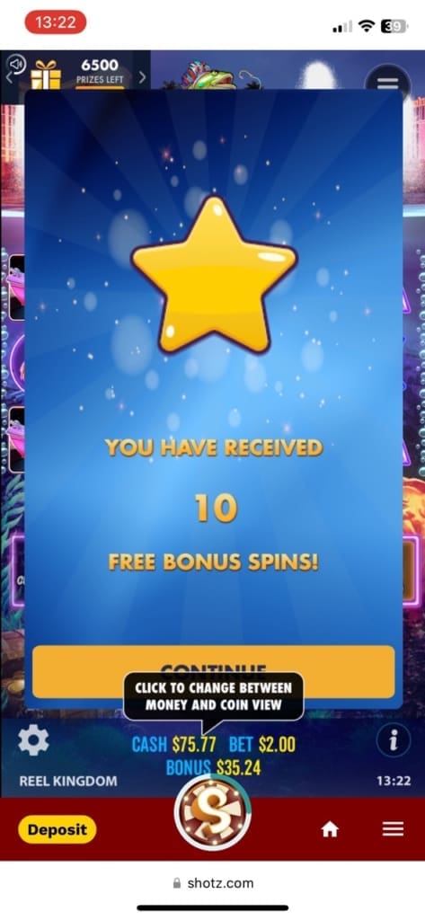 Shotz Casino Games