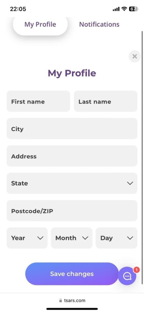 Tsars Casino Login