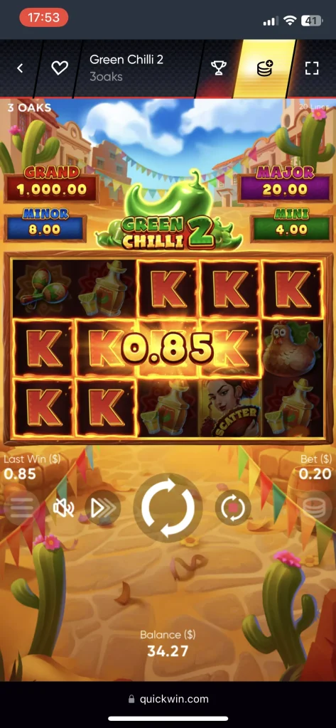 QuickWin Casino Games