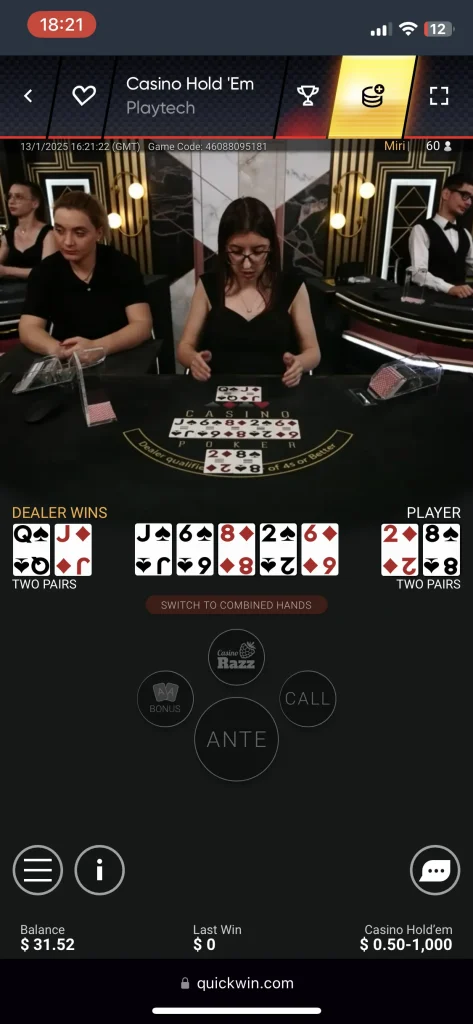 QuickWin Casino Games