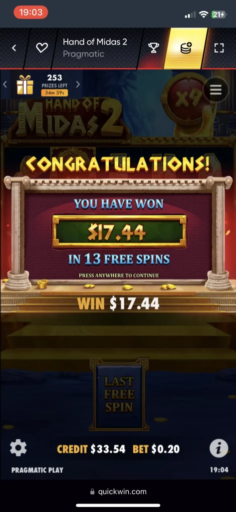 QuickWin Casino Games
