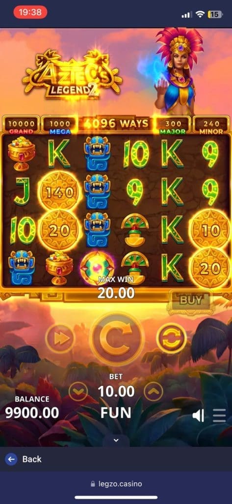 Legzo Casino Games