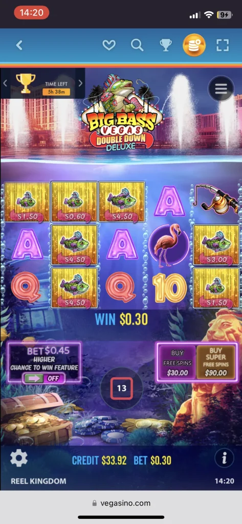 Vegasino Casino Games