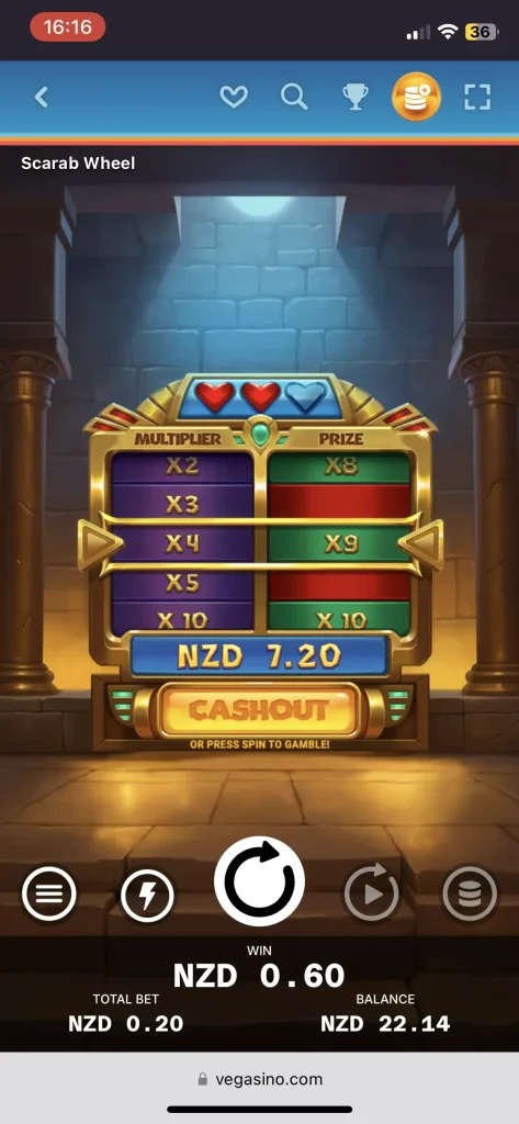 Vegasino Casino Games