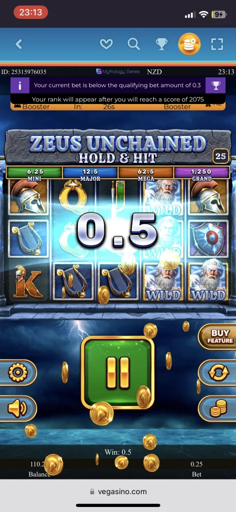 Vegasino Casino Games