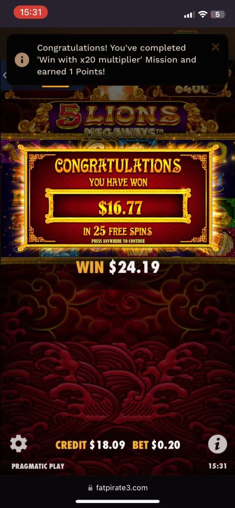 FatPirate Casino Game