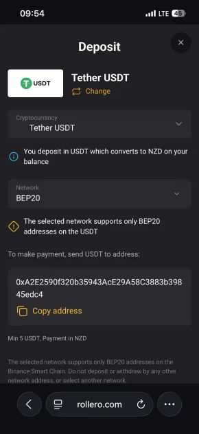 rollero casino deposit