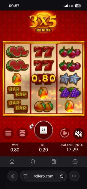 rollero casino game
