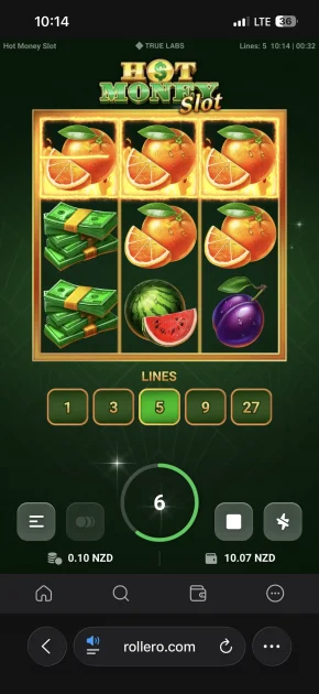 rollero casino game