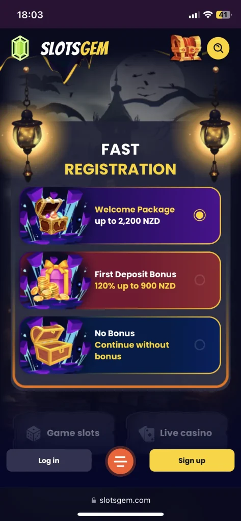 SlotsGem Casino Bonus
