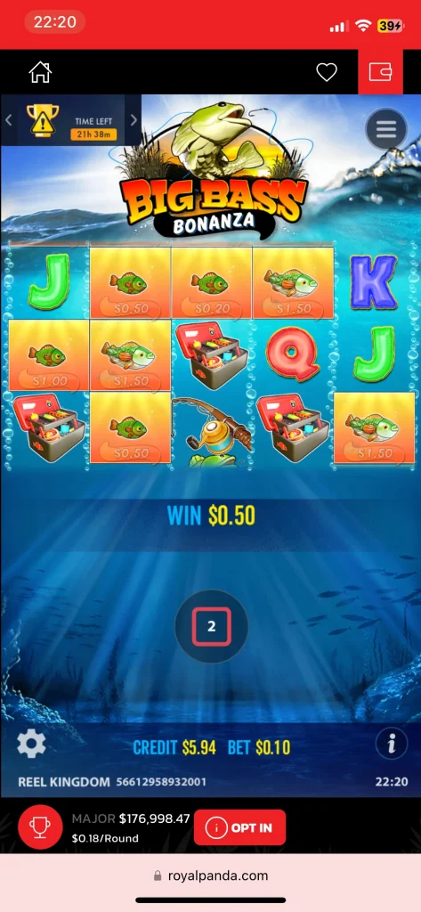 Royal Panda Casino game