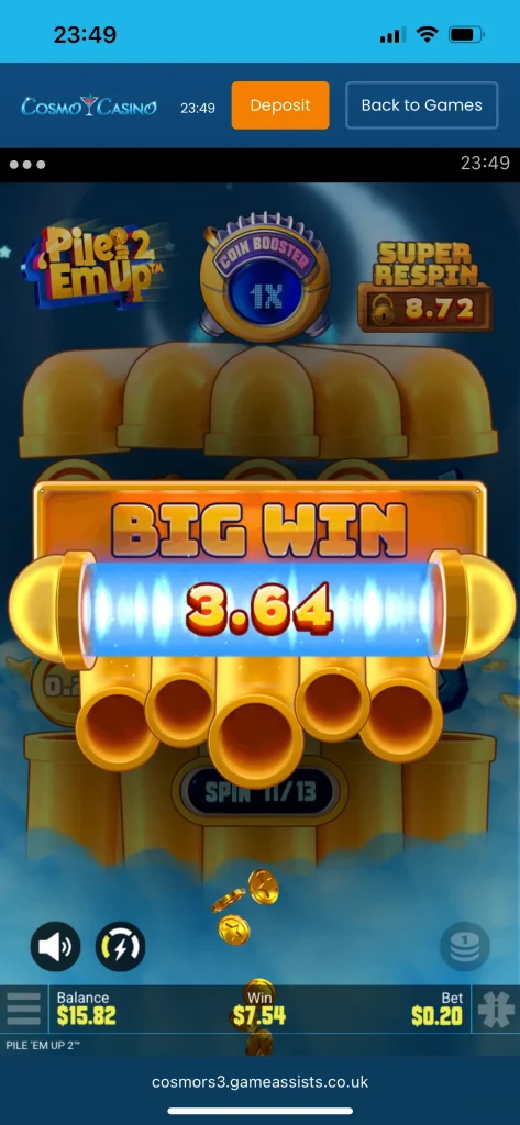cosmo casino game