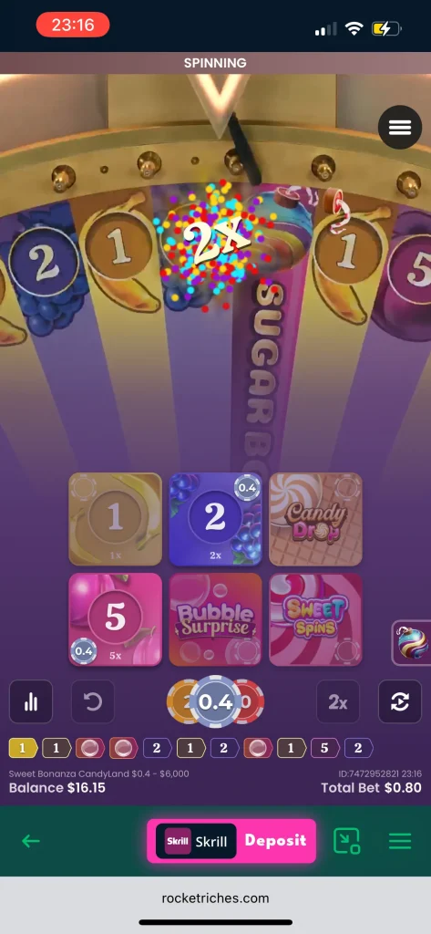 Rocket Riches Casino Live Game