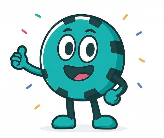 DashTickets mascot giving a thumbs up