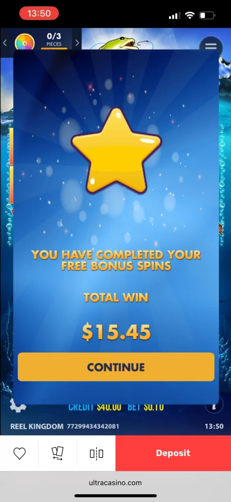 UltraCasino game