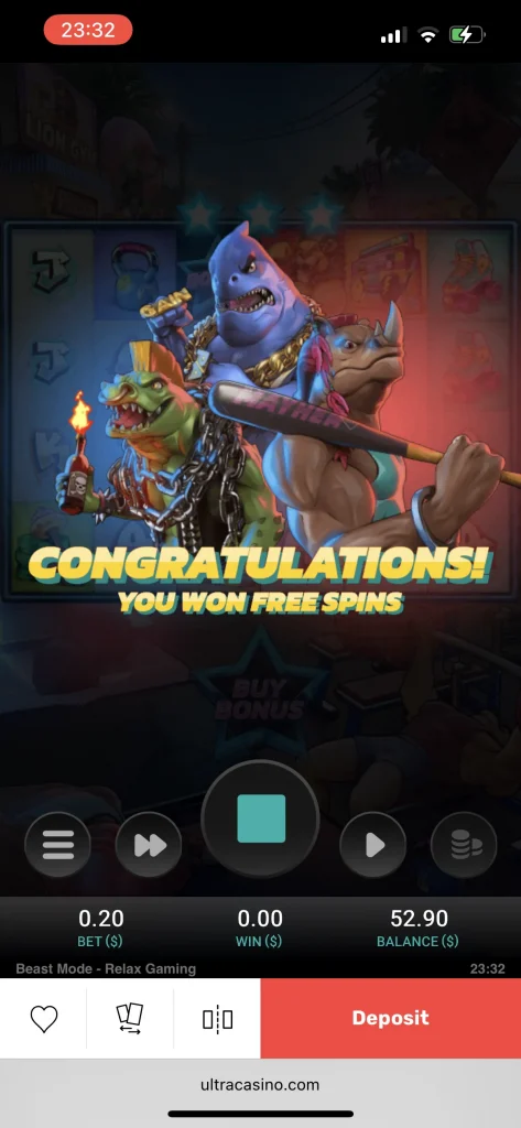 UltraCasino game