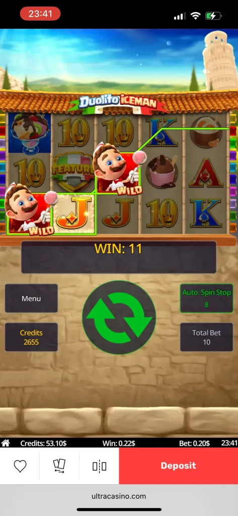 UltraCasino game