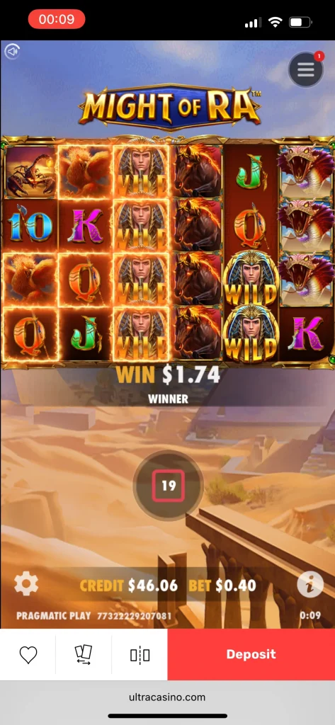 UltraCasino game