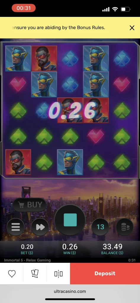 UltraCasino game