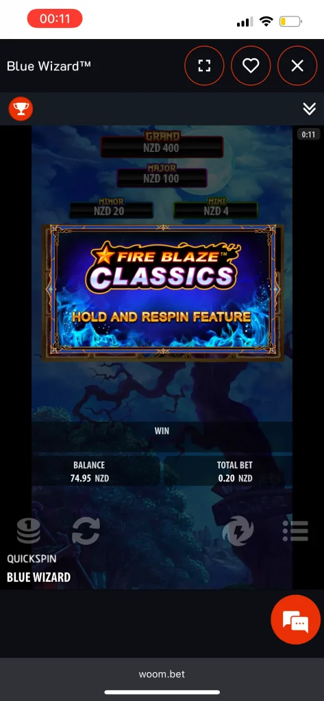 Woom Bet Casino Game
