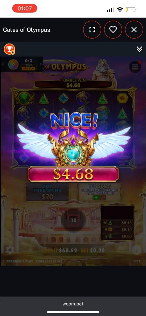 Woom Bet Casino Game