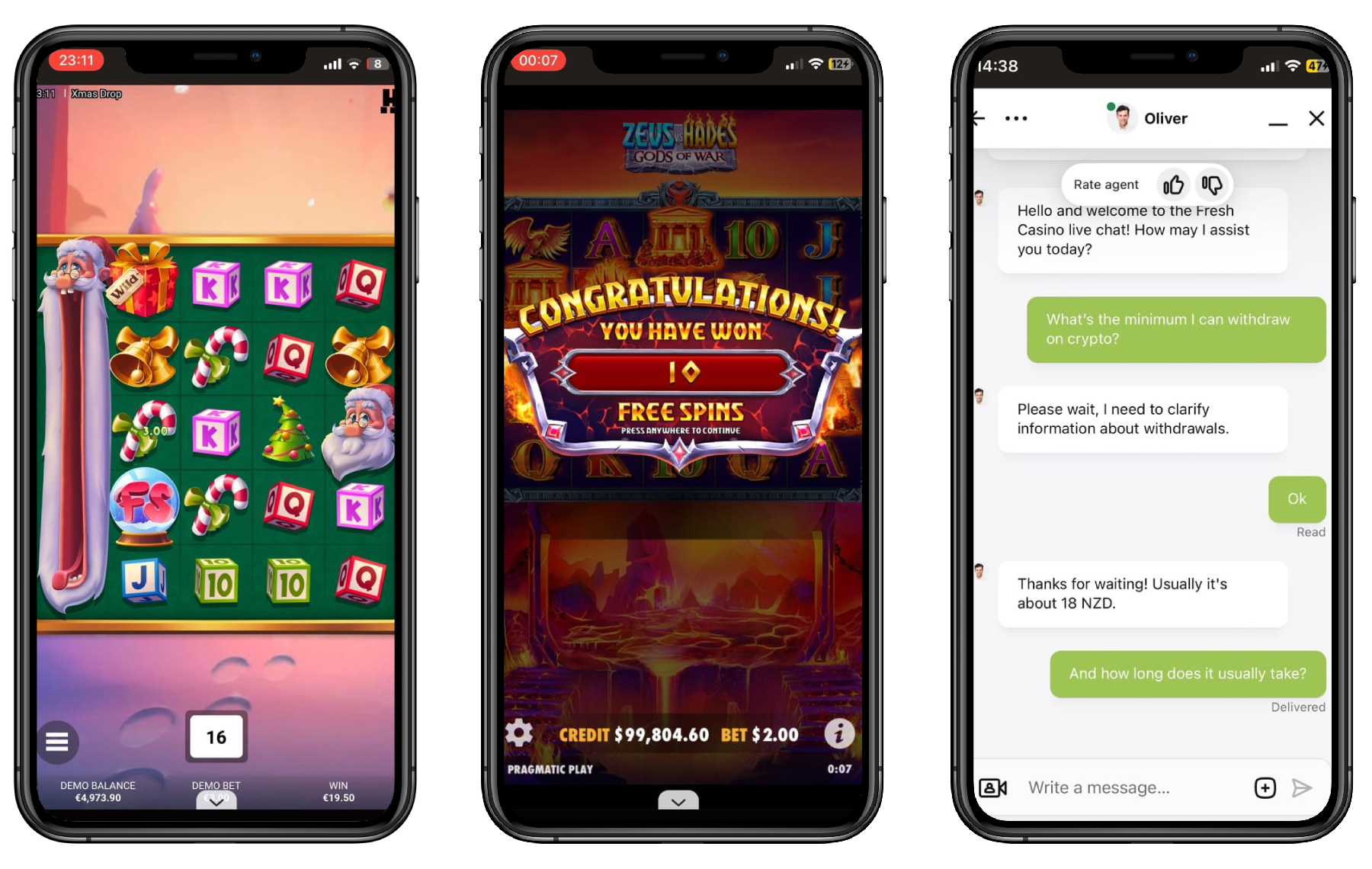 screen fresh casino