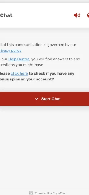 Barz Casino support