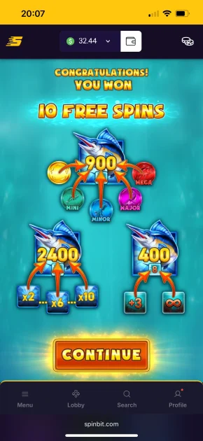 SpinBit Casino Game