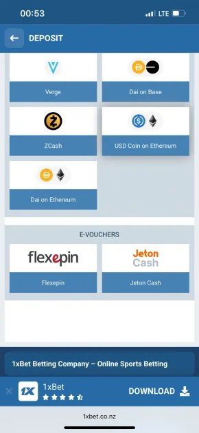 1xbet casino deposit