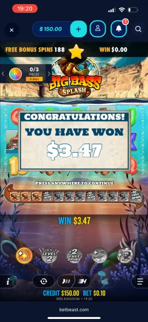 BetBeast Casino game