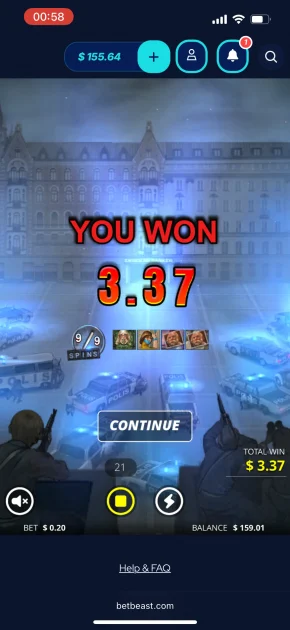BetBeast Casino game
