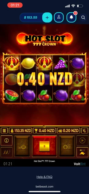 BetBeast Casino game