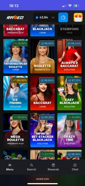 Razed Casino Game