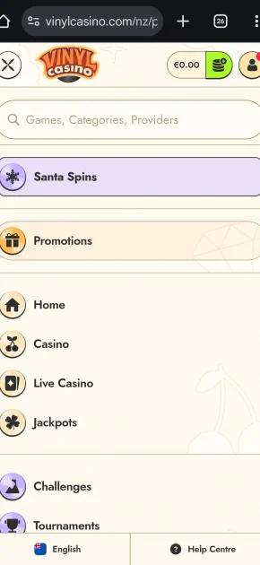 Vinyl Casino Games