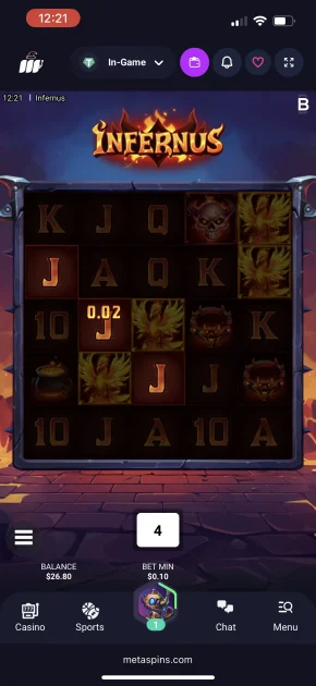 MetaSpins Casino Game