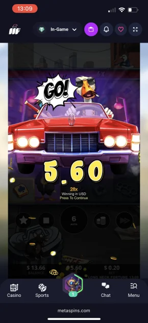 MetaSpins Casino Game