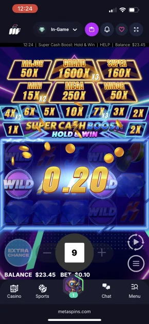MetaSpins Casino Game