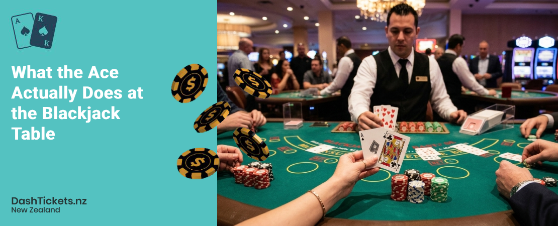 what the ace actually does at the blackjack table