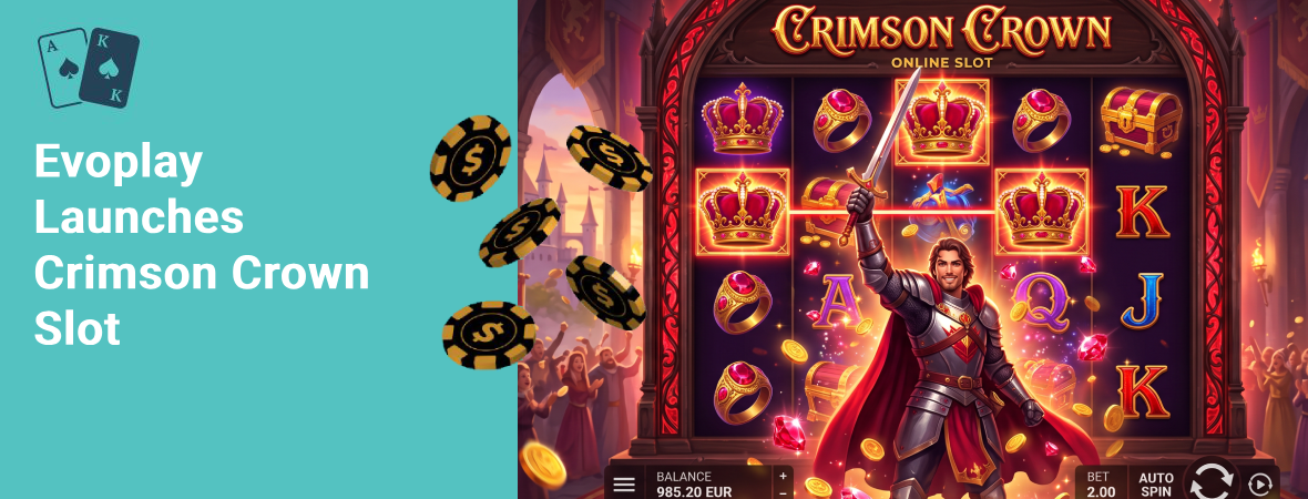 evoplay launches crimson crown slot