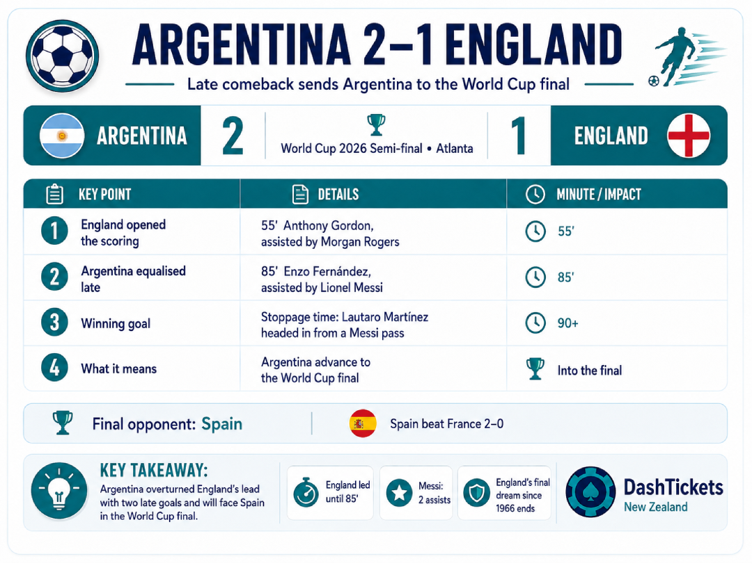 argentina wins 2 1 against england