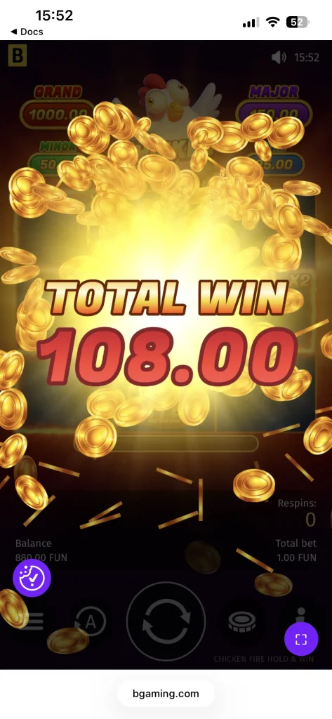 bgaming launches chicken fire slot 00003