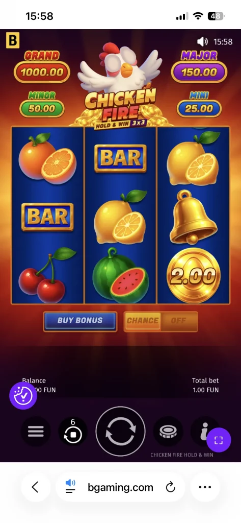 bgaming launches chicken fire slot 00009