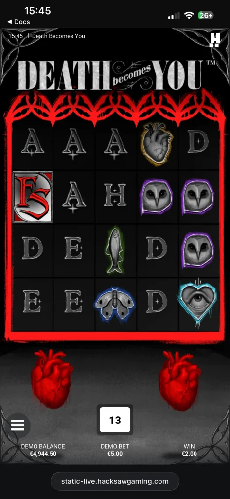 death becomes you slot 00004